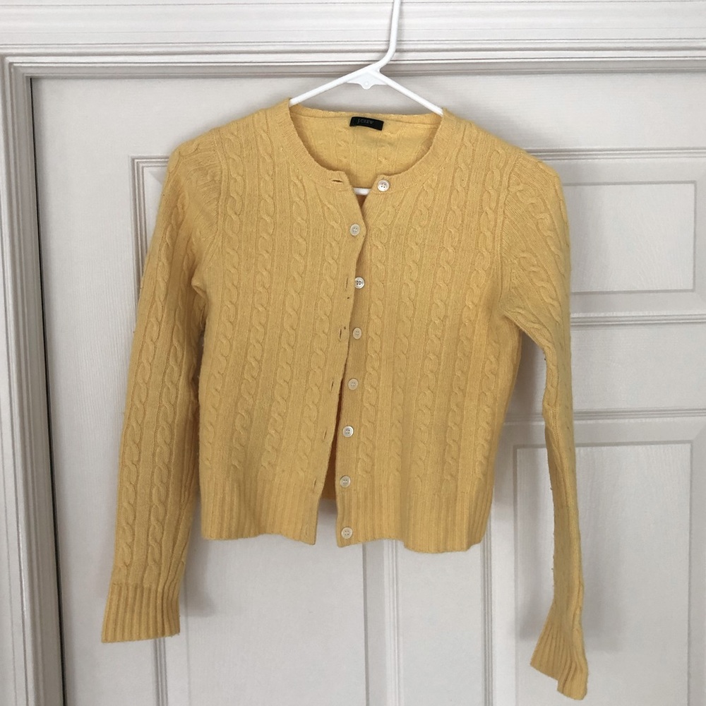 J. Crew wool/cashmere mixed cardigan size …